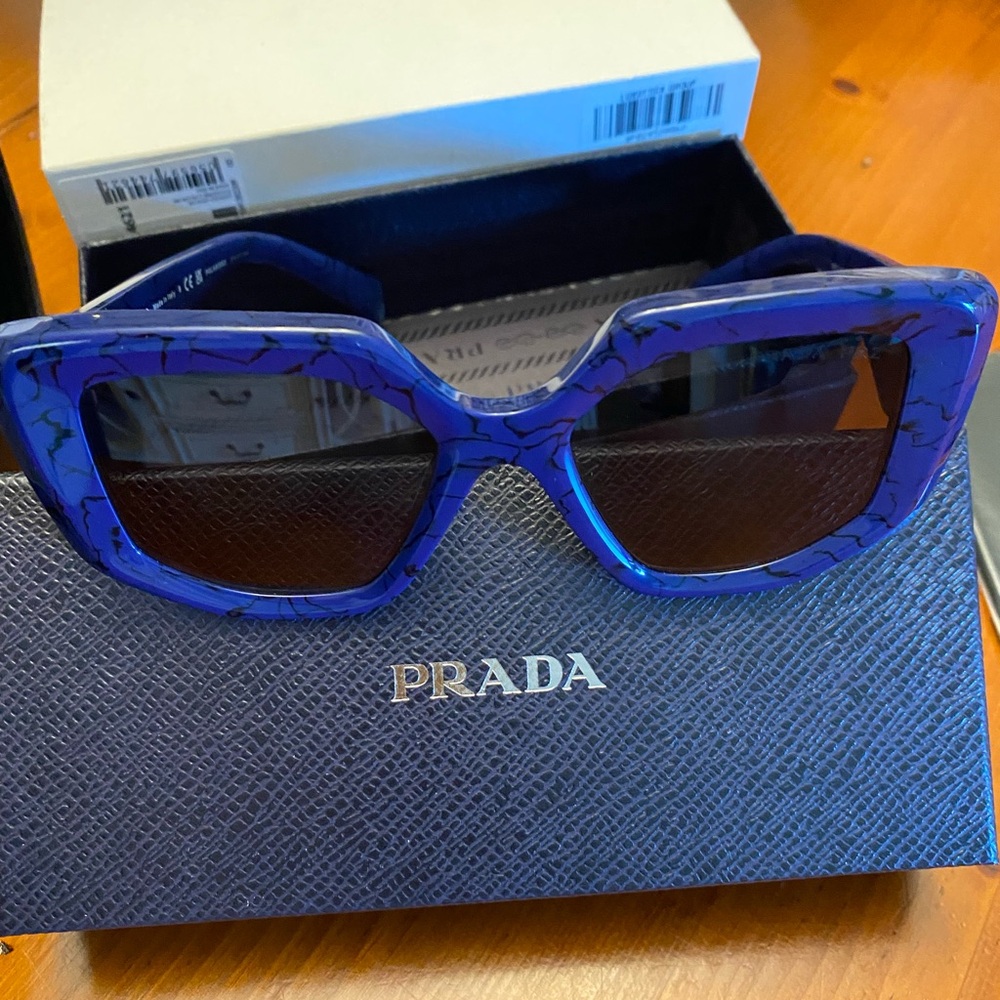 Prada Sunglasses polarized Baltic Marble Square New Unisex